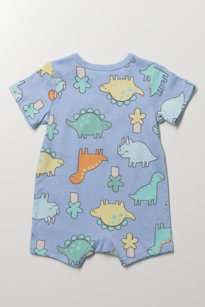 Dinosaur Print Romper (2)