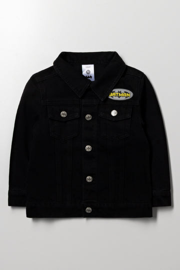 Batman Denim Jacket Black
