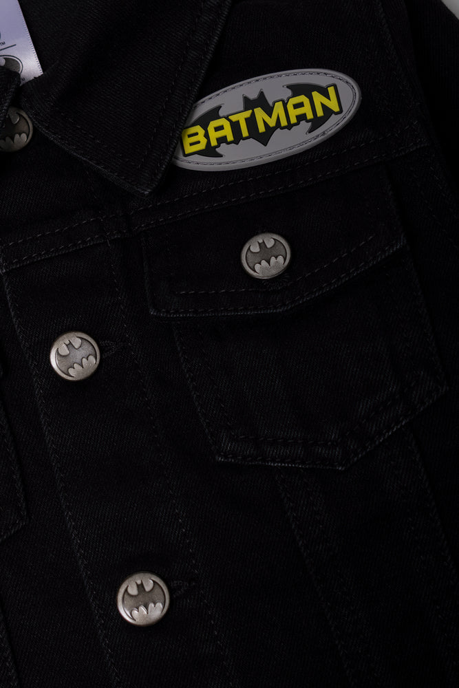 Batman Denim Jacket Black