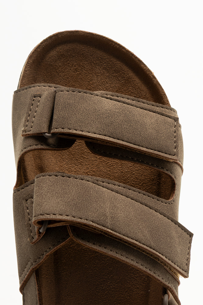Double Band Sandals Brown (4)