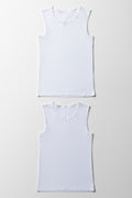 2 Pack Sl Vest White