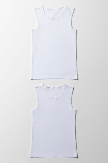 2 Pack Sl Vest White