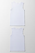 2 Pack Sl Vest White (2)