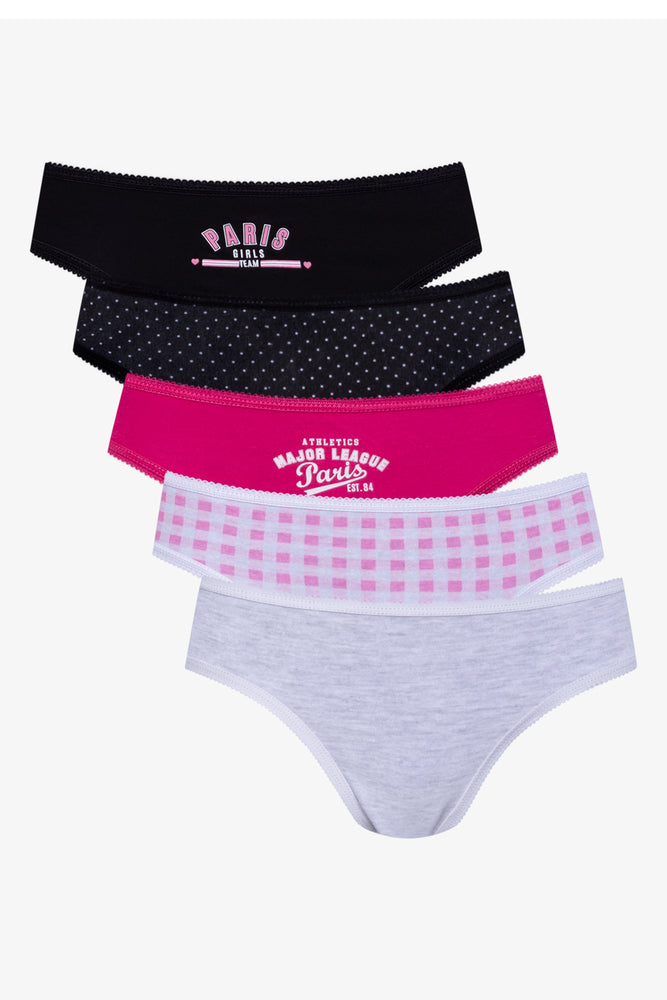 5 Pack Bikini Panties Multi