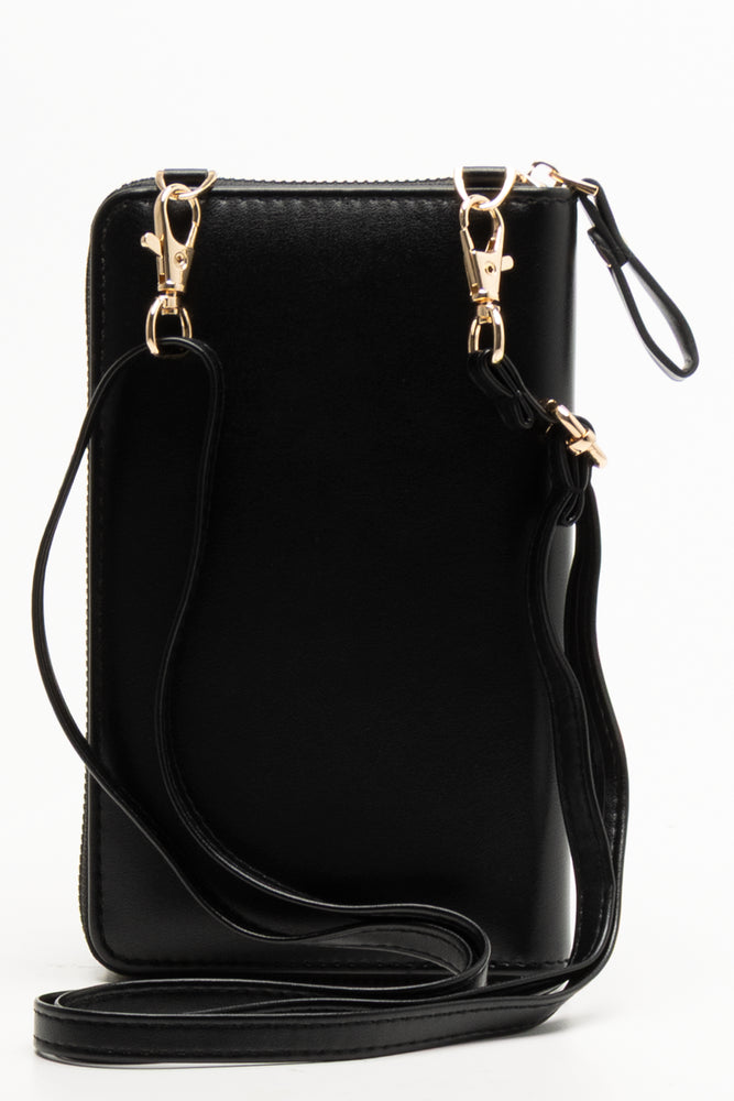 Multi Pocket Cellphone Bag Black (2)