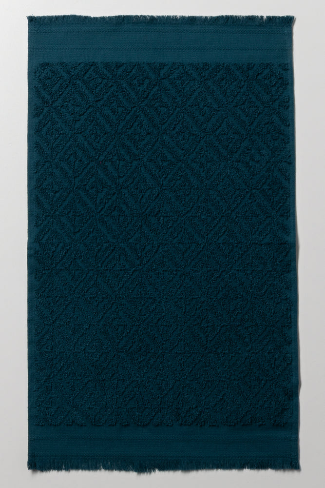 Textured Guest Towel Blue