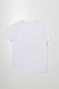 Earphones Short Sleeve T-Shirt White (2)