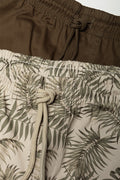 2 Pack Cotton Twill Shorts Khaki Stone (1)