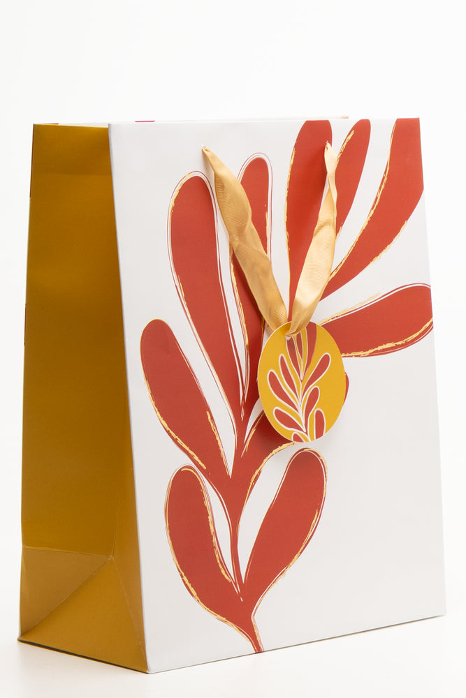 'Red Leaf' Gift Bag Large