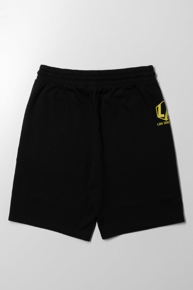 Fleece Shorts Black (2)