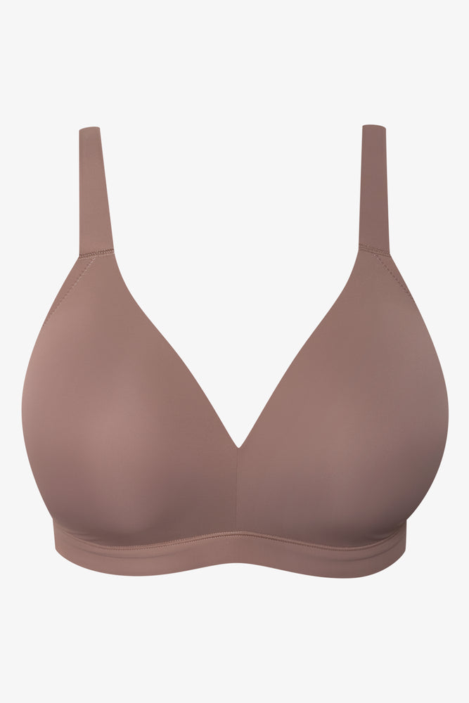 Plus Size 2 Pack Padded Wire Free Bras Natural (1)