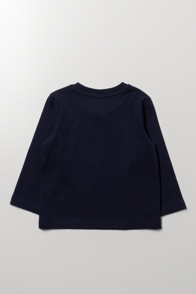 Long Sleeve T-Shirt Navy (2)