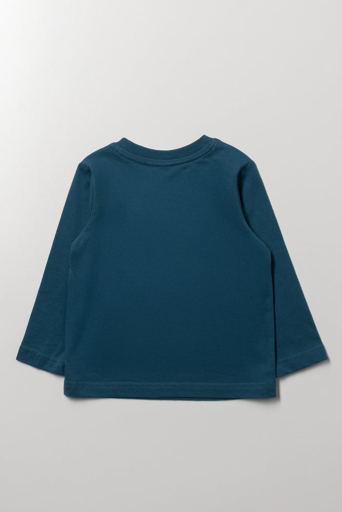 Long Sleeve T-Shirt Teal (2)