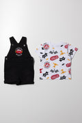 Cars Denim Dungaree Set (2)
