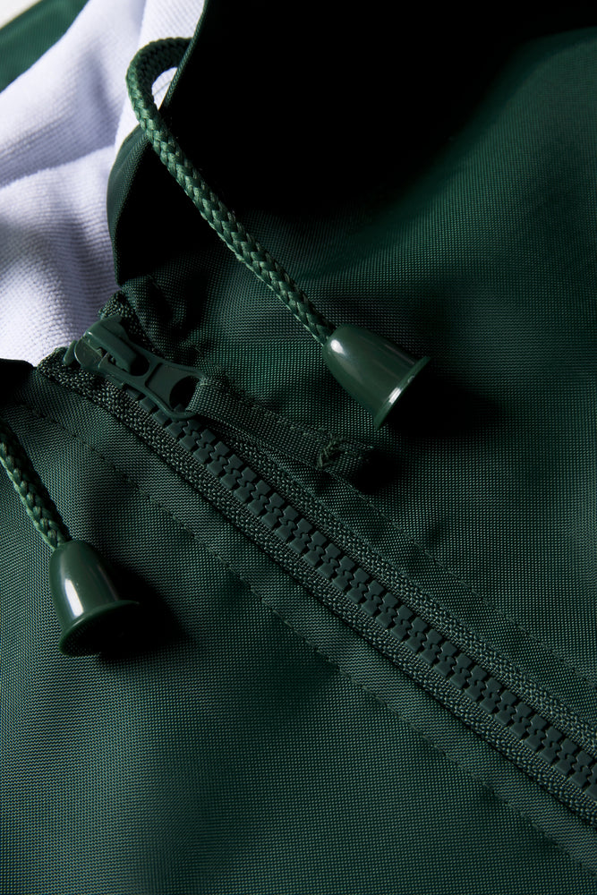 Unisex Rain Jacket Bottle Green Secondary (3)