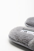 Embossed Velvet Slipper Grey (3)