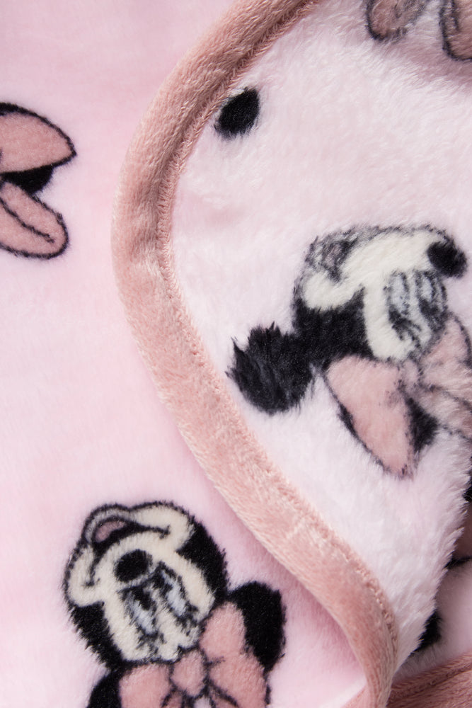 Minnie Mouse Baby Blanket Pink