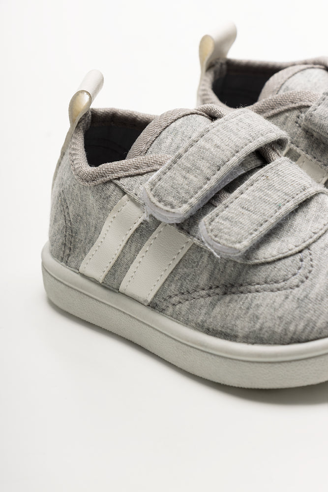Lace Up Sneaker Grey Melange (3)