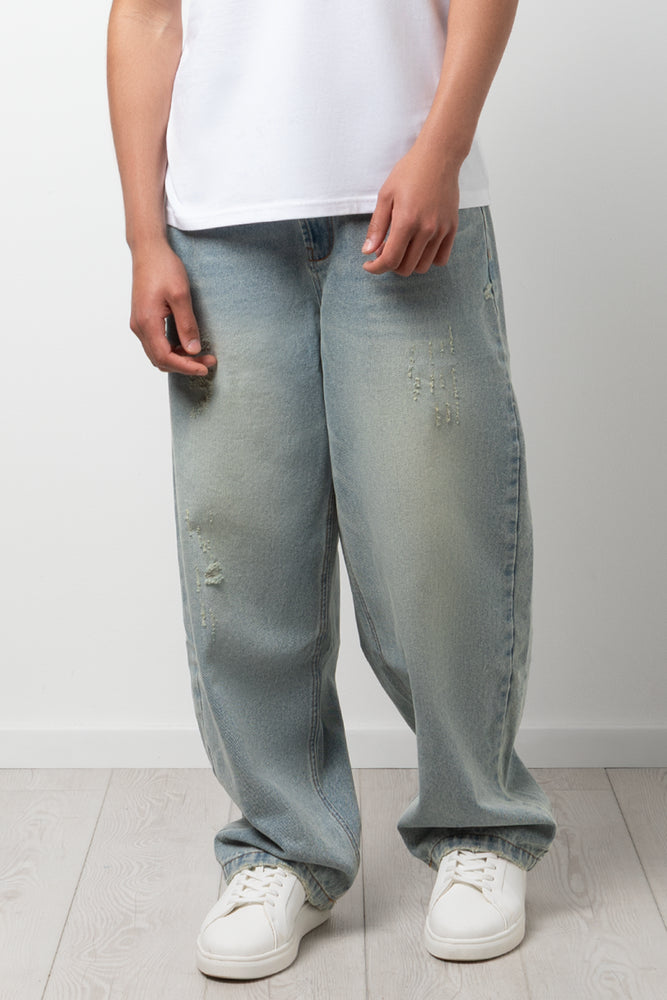 Baggy Denim Jeans Light Blue (1)