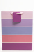 Pink Stripe Gift Bag Large