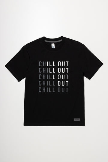 Chill Out Short Sleeve T-Shirt Black