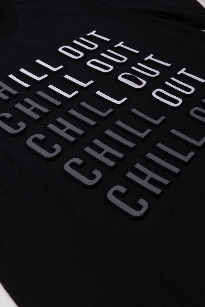 Chill Out Short Sleeve T-Shirt Black