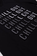 Chill Out Short Sleeve T-Shirt Black (1)