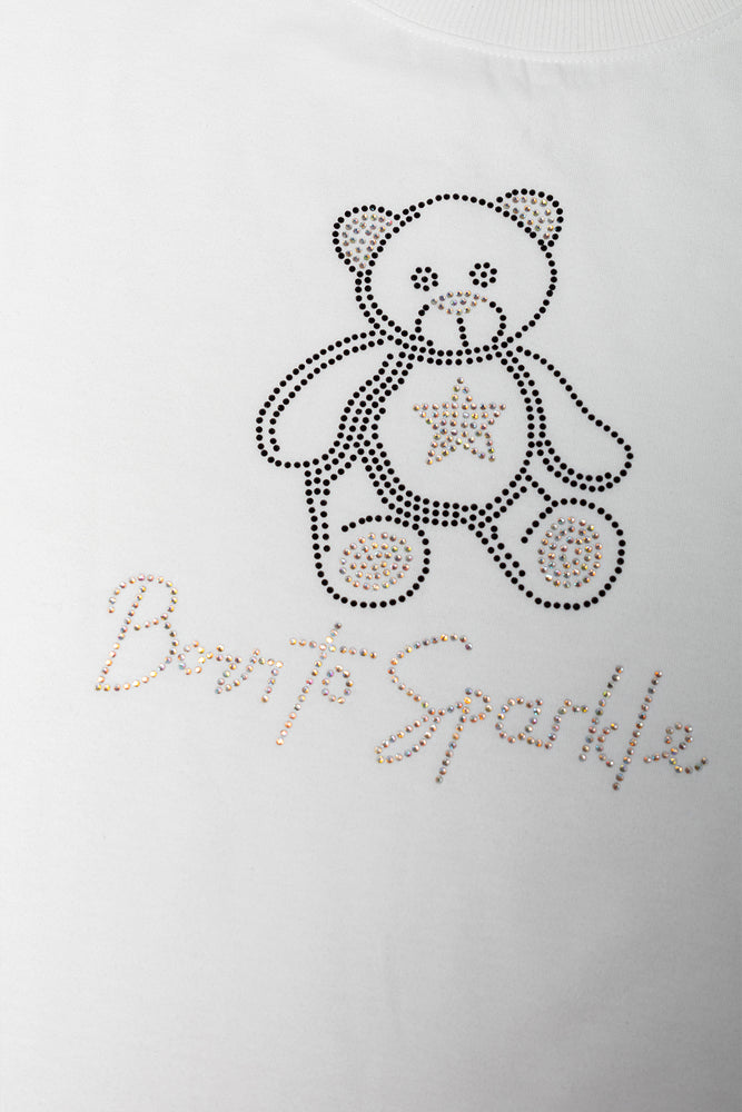 Born To Sparkle T-Shirt White