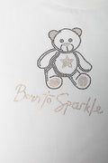 Born To Sparkle T-Shirt White (1)