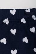 Heart Shorts Navy (1)