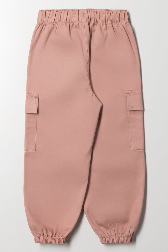 Cargo Joggers Pink (2)