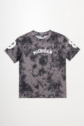 Michigan Tie Dye T-Shirt Grey