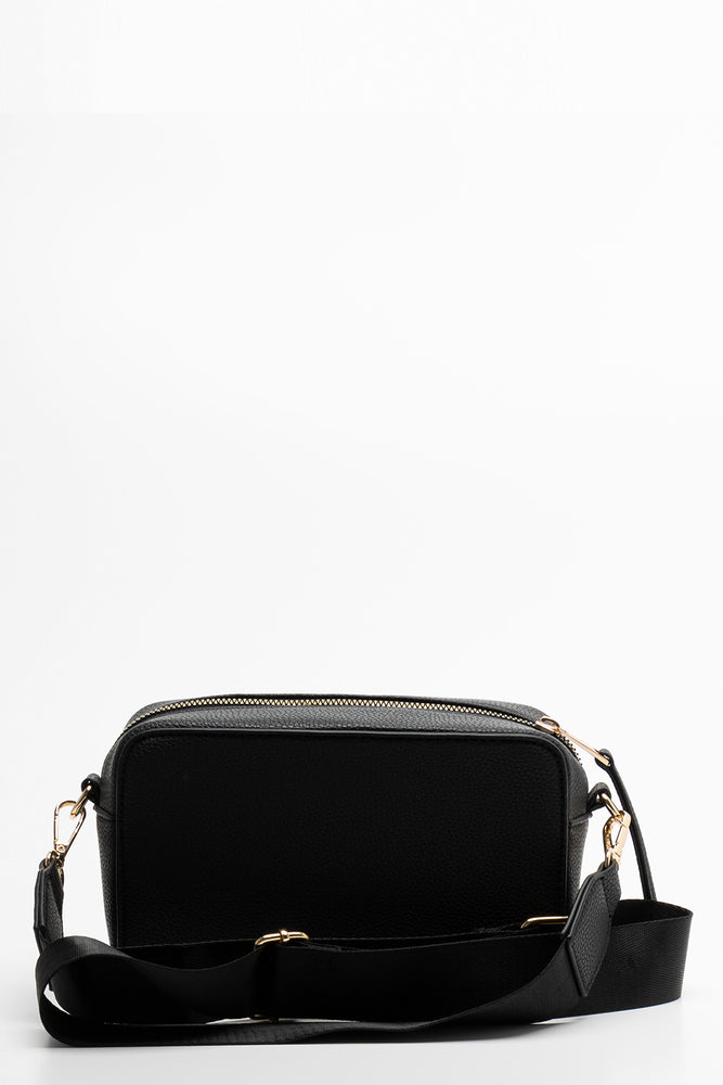 Front Zip Camera Bag Black