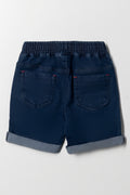 Mickey Mouse Denim Shorts Blue (2)