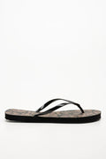 Printed Flip Flops Black (1)