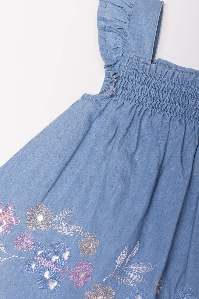 Denim Short Set Light Blue (1)