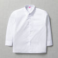 Girls School Long Sleeve Collar Shirt White Toughees (1)
