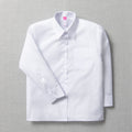 Girls School Long Sleeve Collar Shirt White Toughees (2)