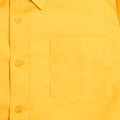 Unisex School Long Sleeve Collar Shirt Yellow Toughees (3)