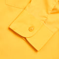 Unisex School Long Sleeve Collar Shirt Yellow Toughees (4)