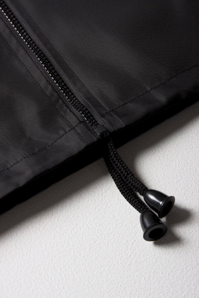 Unisex School Rain Jacket Black (1)