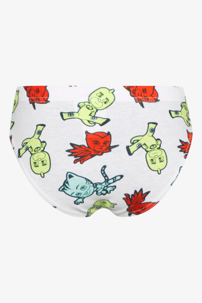 Pj Masks 3 Pack Briefs Green (4)