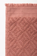 Textured Guest Towel Pink (1)