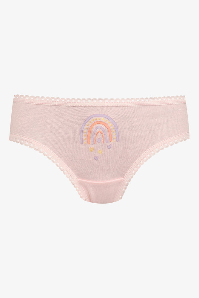 7 Pack Rainbow Printed Bikini Panties Multi (3)