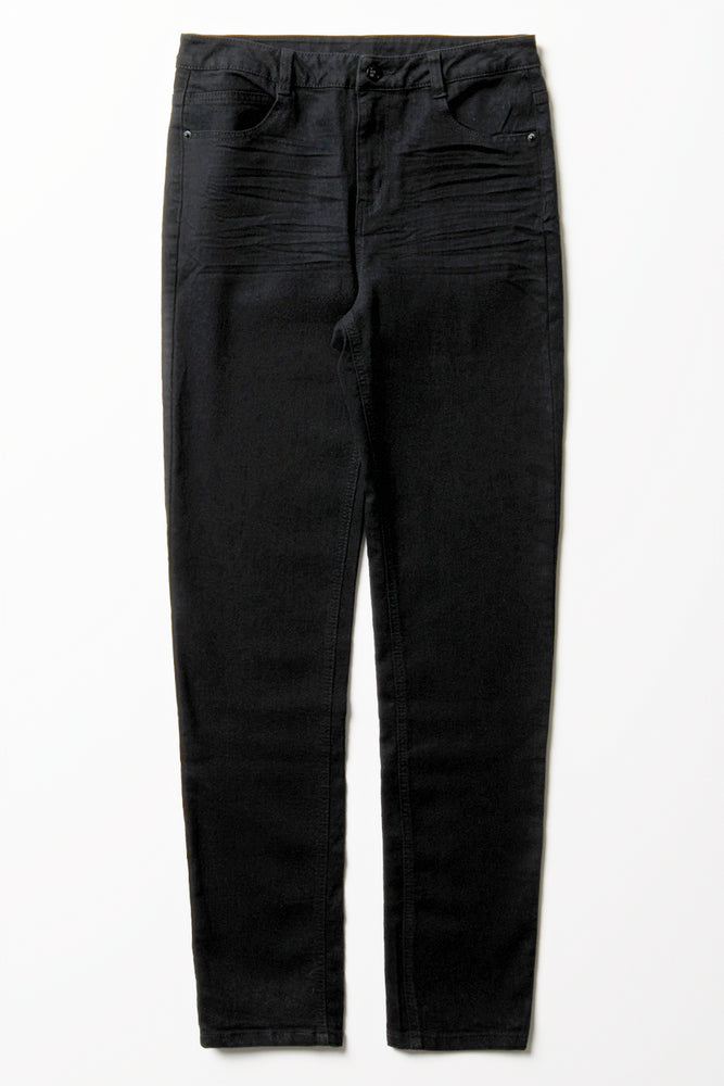 Skinny Denim Jeans Black (4)