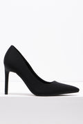 Heel Court Shoe Black (1)