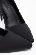 Heel Court Shoe Black (2)