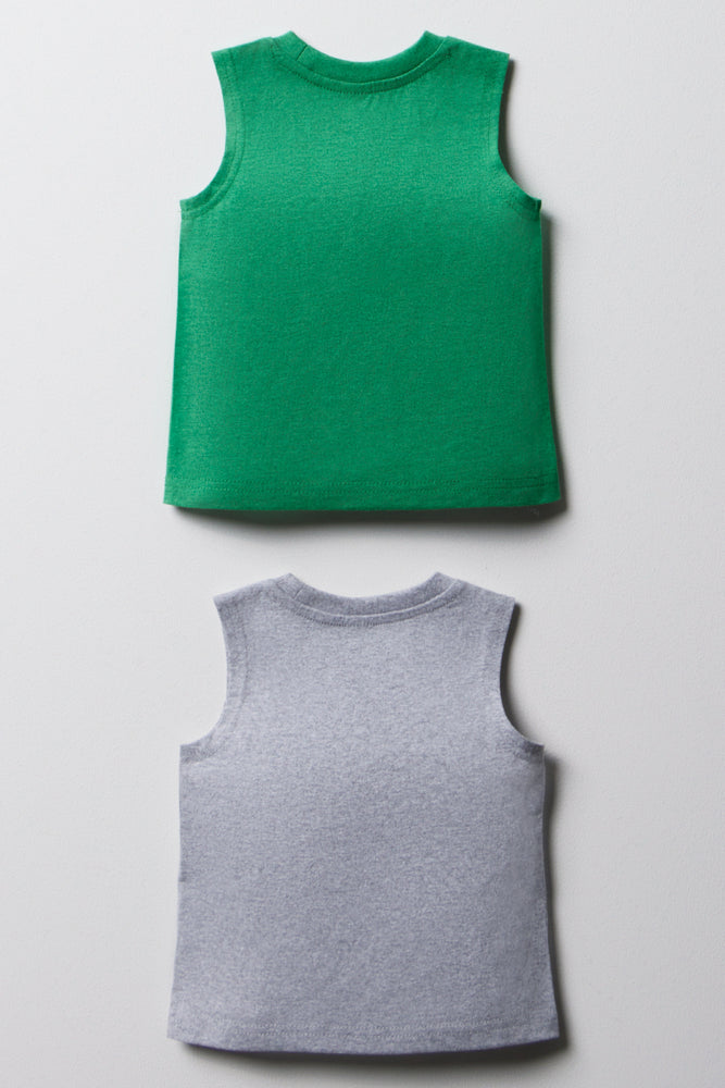 Sleeveless T-Shirt Green (3)