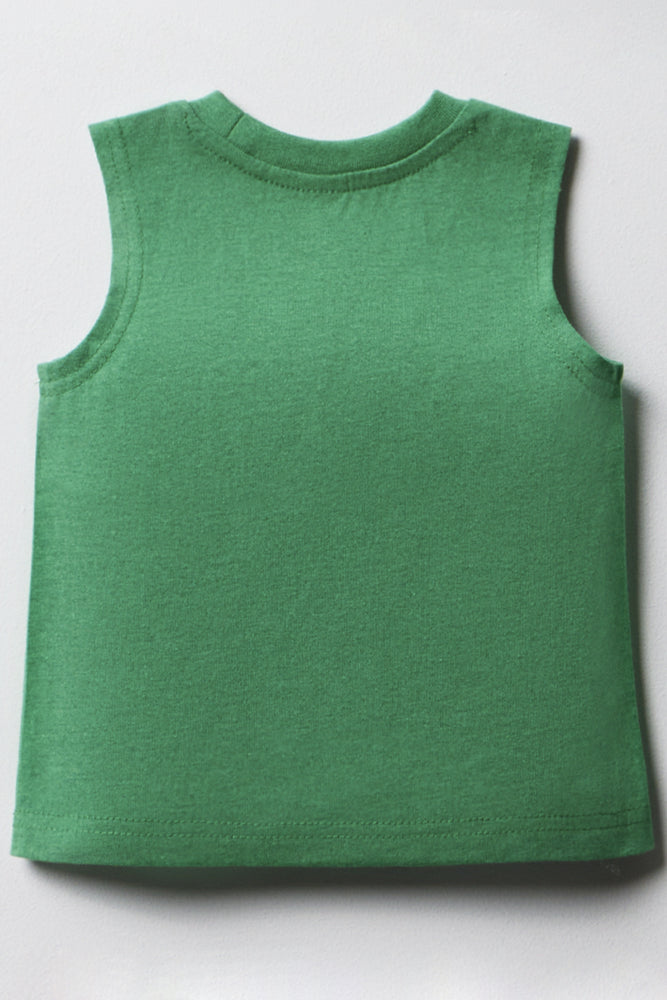 Sleeveless T-Shirt Green (4)