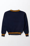 Unisex School Long Sleeve Stripe Jersey Navy (3)